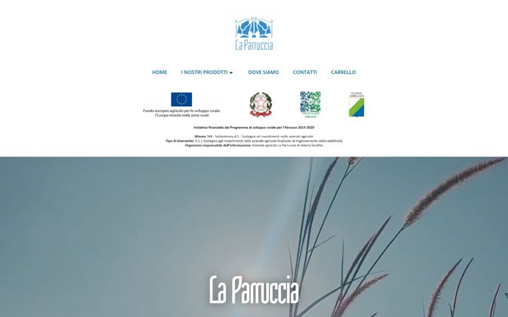 Screenshot of laparruccia.it
