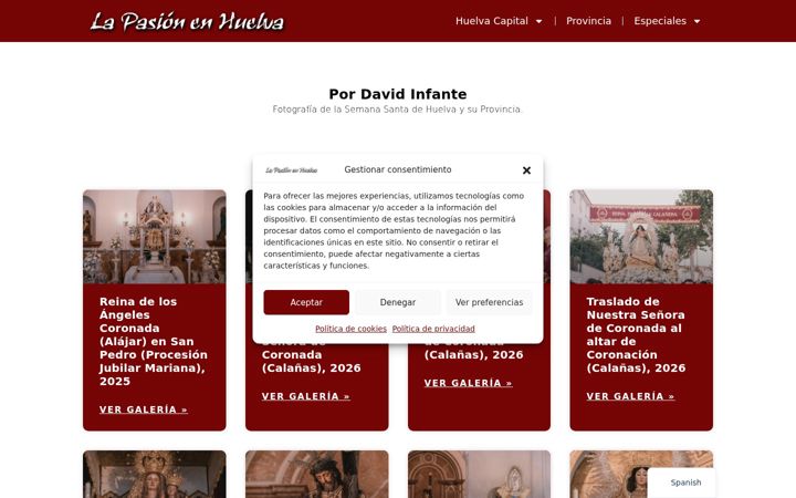 Screenshot of lapasionenhuelva.com