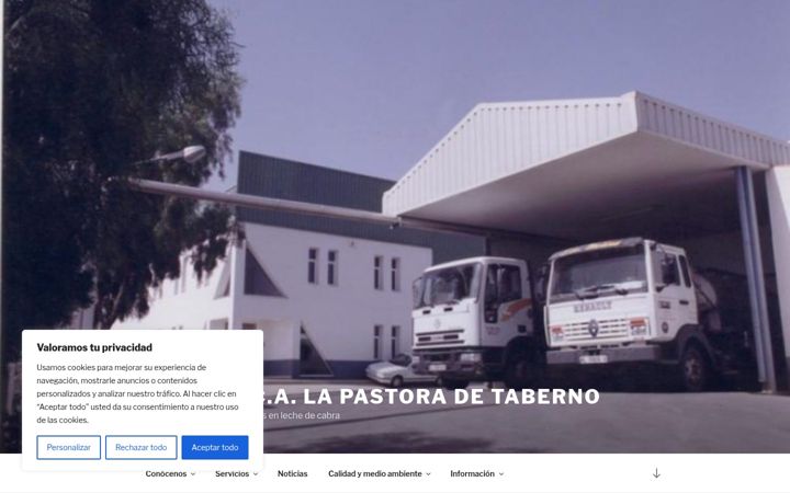 Screenshot of lapastoradetaberno.com