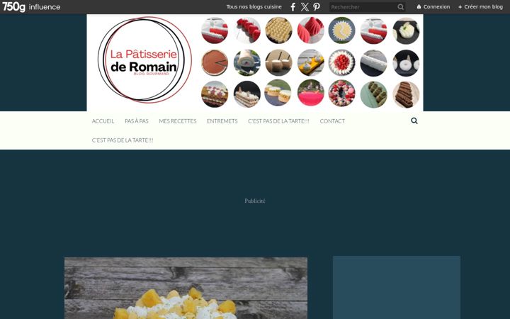 Screenshot of lapatisseriederomain.com
