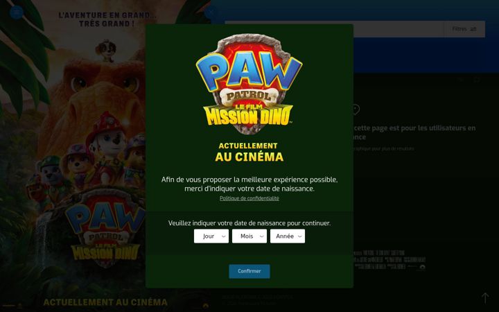 Screenshot of lapatpatrouille-lefilm.fr