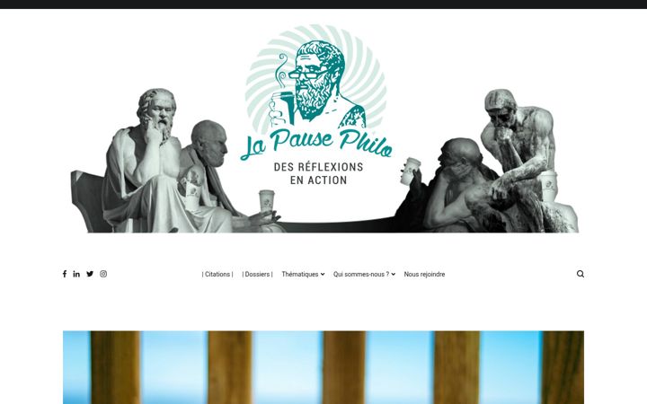 Screenshot of lapausephilo.fr