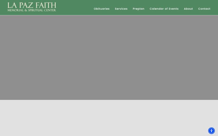 Screenshot of lapazfaith.com
