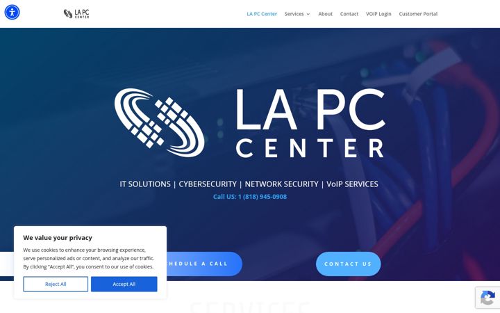 Screenshot of lapccenter.com