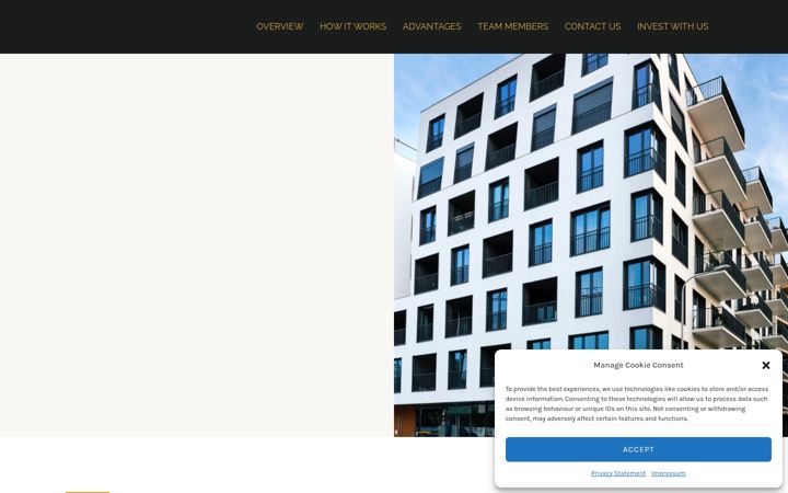 Screenshot of lapearinvestments.com