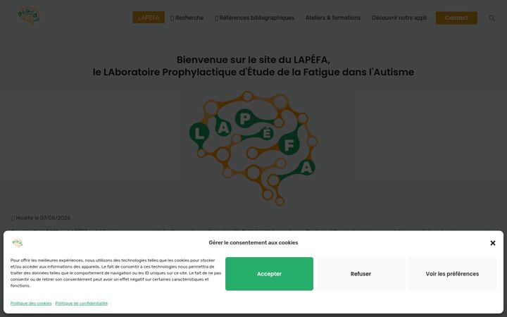 Screenshot of lapefa.com