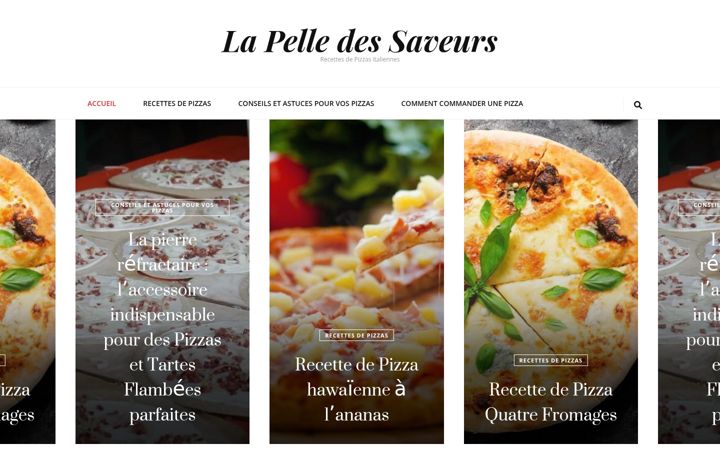 Screenshot of lapelledessaveurs.fr