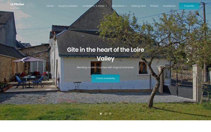 Screenshot of lapellerineloire.co.uk