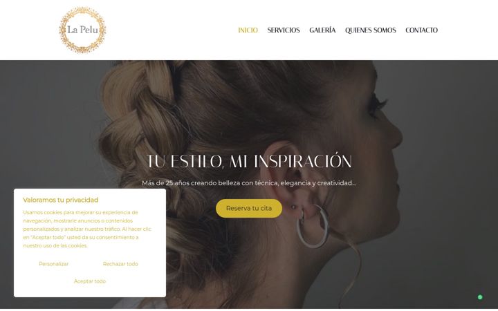 Screenshot of lapelu.com.es