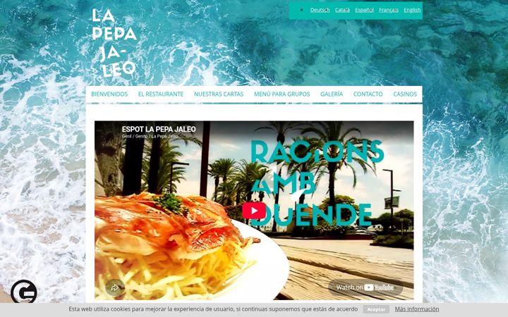 Screenshot of lapepajaleo.es