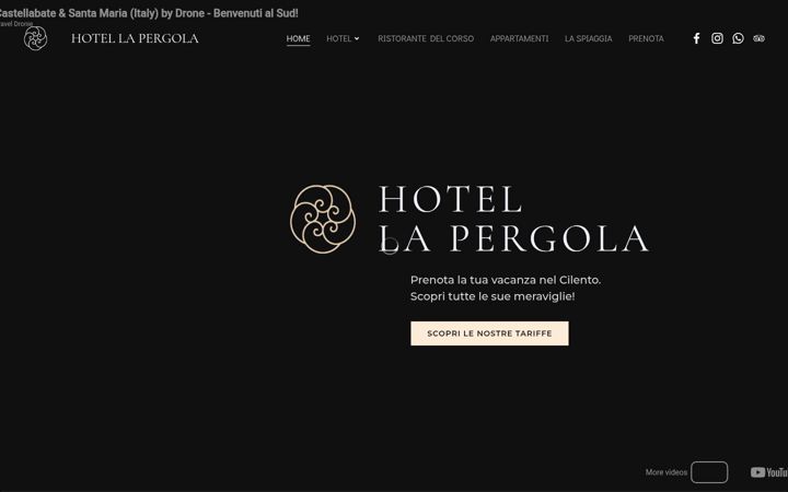 Screenshot of lapergolacastellabate.it
