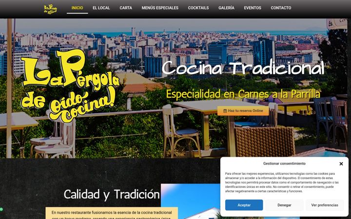 Screenshot of lapergoladeoidococina.com