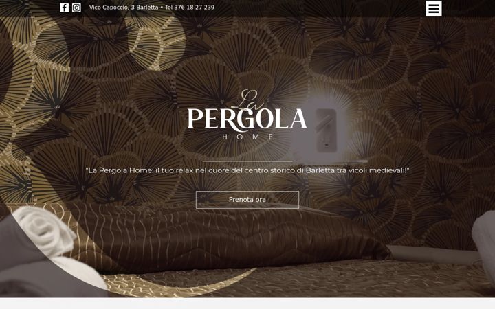 Screenshot of lapergolahome.it