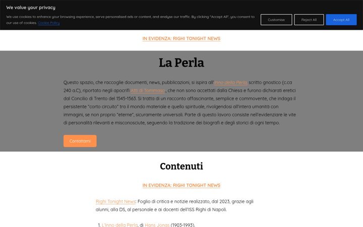 Screenshot of laperla.altervista.org