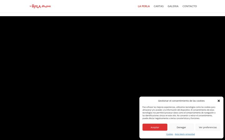 Screenshot of laperlaarandina.es