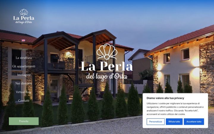 Screenshot of laperladellagodorta.it