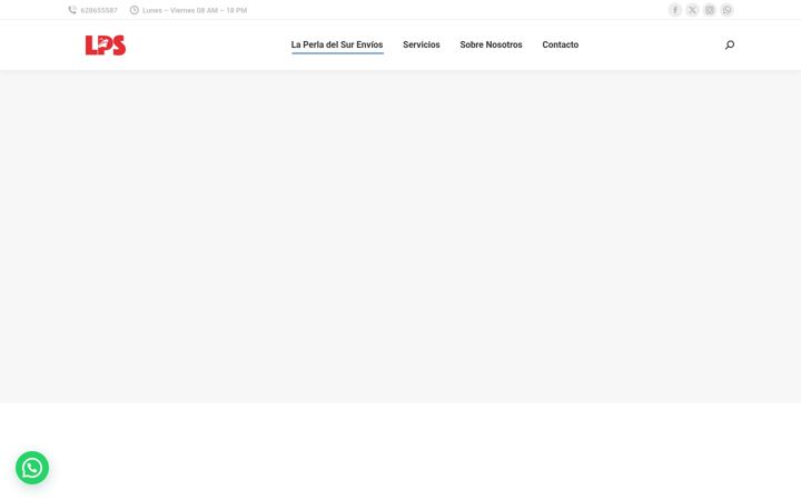 Screenshot of laperladelsurenvios.com