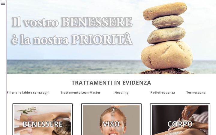 Screenshot of laperlaesteticarita.it