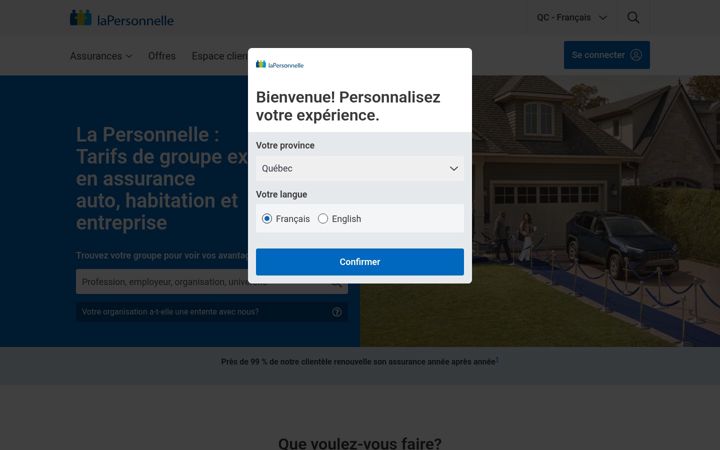 Screenshot of lapersonnelle.com
