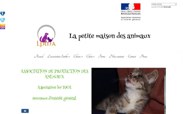 Screenshot of lapetite-maison-des-animaux.fr