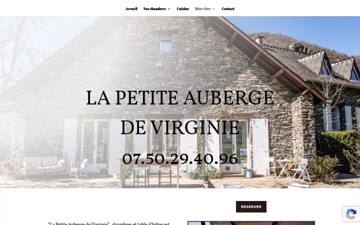 Screenshot of lapetiteauberge-lozere.com