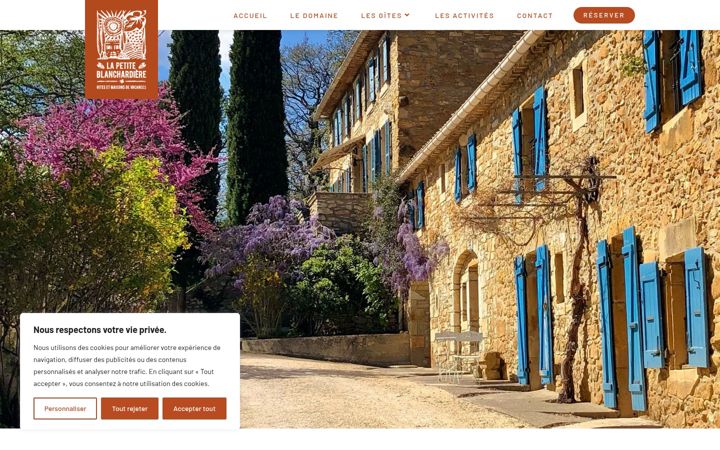 Screenshot of lapetiteblanchardiere.fr