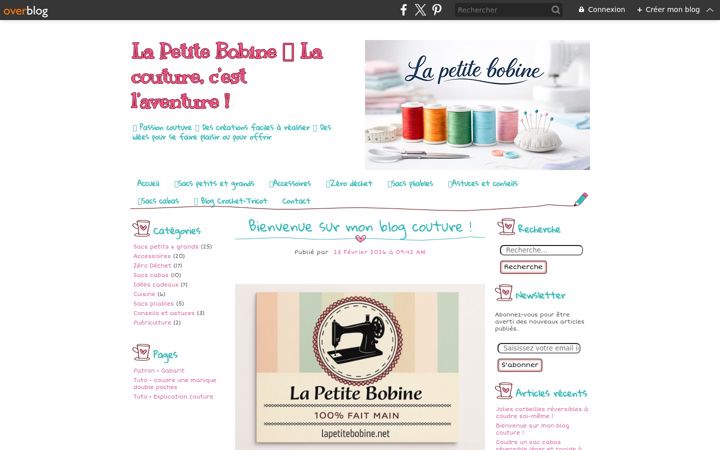 Screenshot of lapetitebobine.net