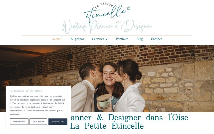 Screenshot of lapetiteetincelleevent.fr