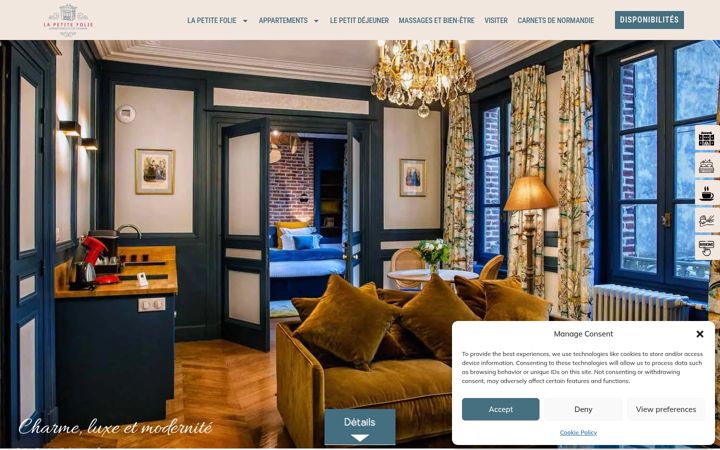 Screenshot of lapetitefolie-honfleur.com