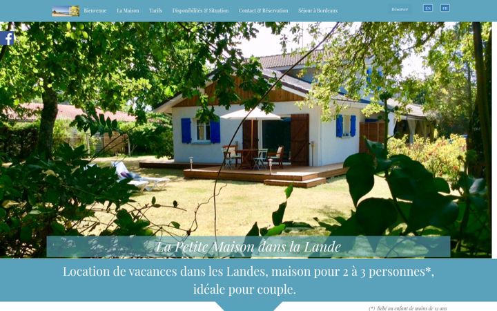 Screenshot of lapetitemaison-landes.fr