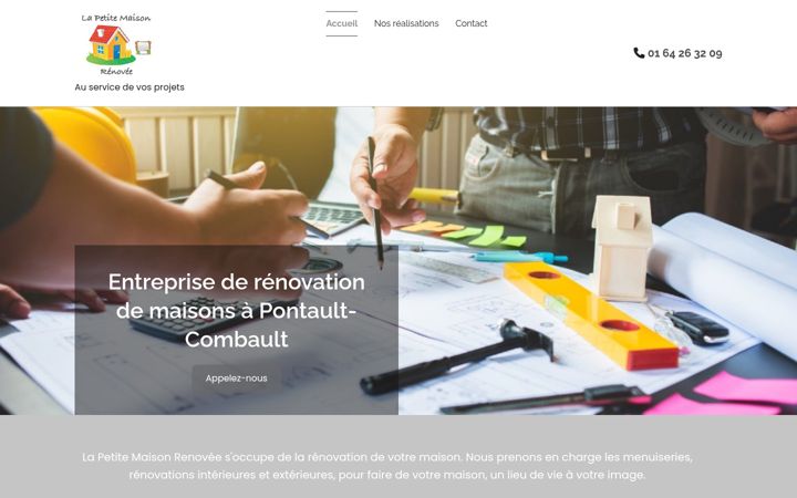 Screenshot of lapetitemaisonrenovee.fr