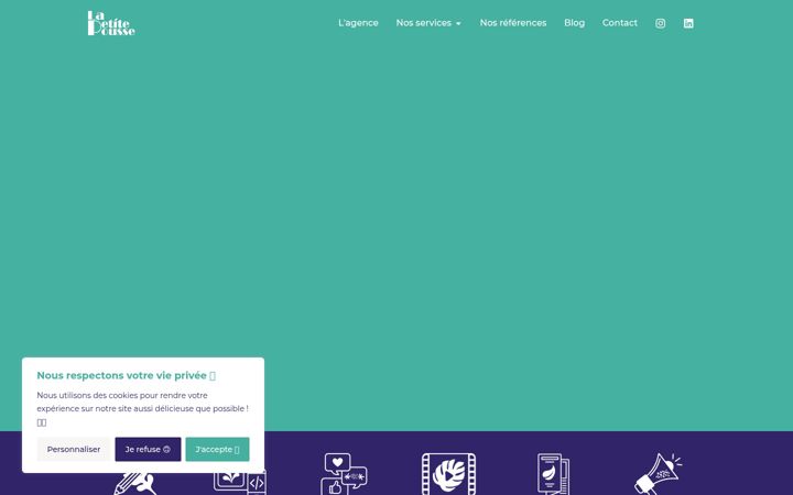 Screenshot of lapetitepousse-agency.com