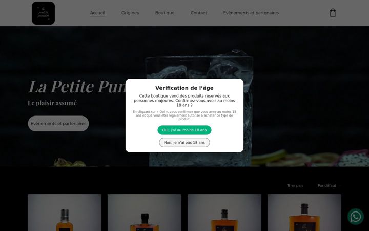 Screenshot of lapetitepunition.ch
