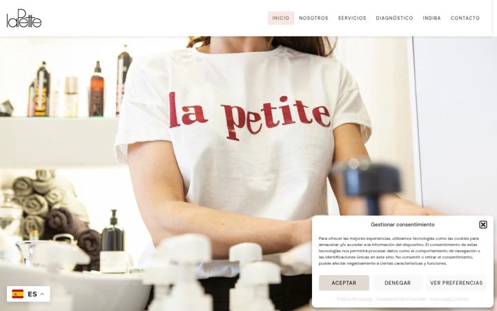 Screenshot of lapetitestilistas.com