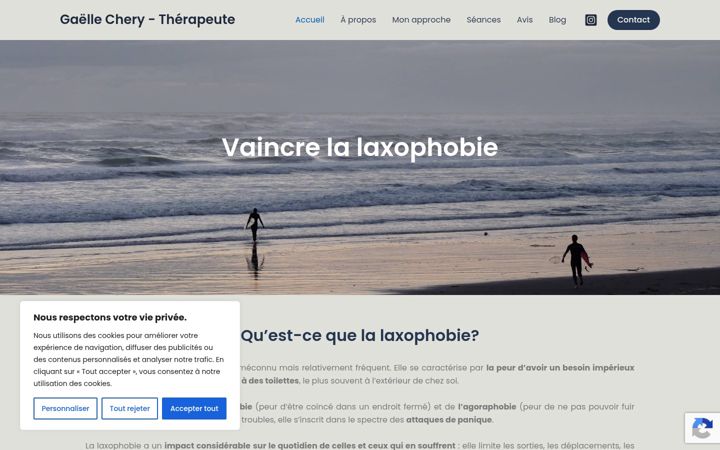 Screenshot of lapeurauventre.com