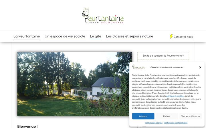Screenshot of lapeurtantaine.org