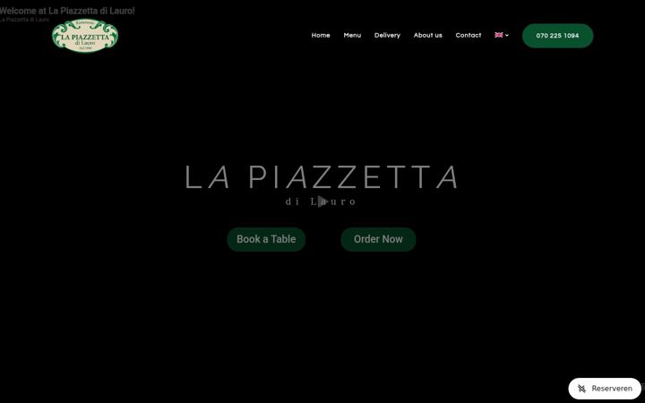 Screenshot of lapiazzettadilauro.com