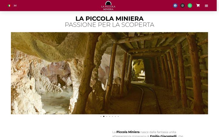 Screenshot of lapiccolaminiera.it