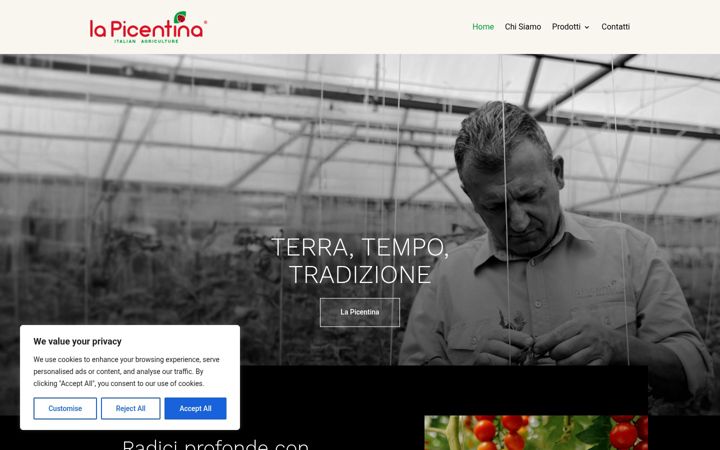Screenshot of lapicentina.com