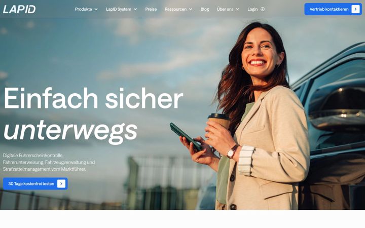 Screenshot of lapid.de