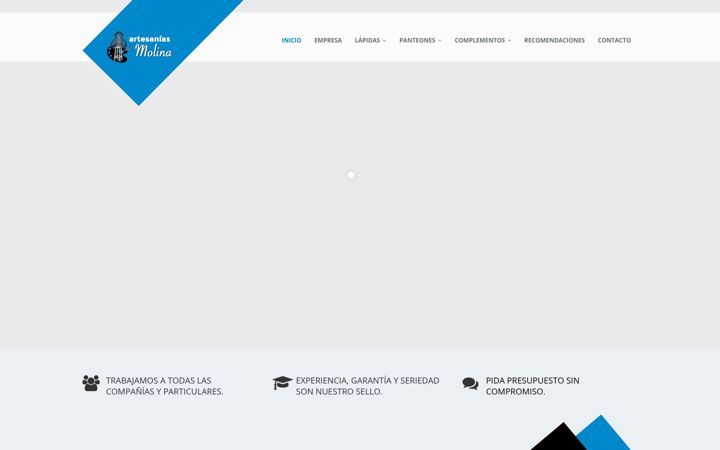Screenshot of lapidasmolina.com