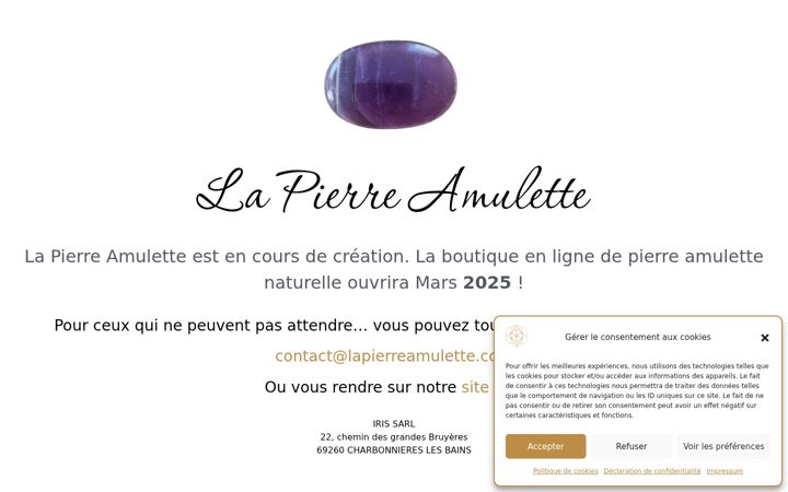 Screenshot of lapierreamulette.com