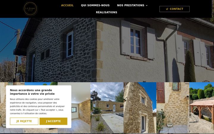 Screenshot of lapierredeco.com