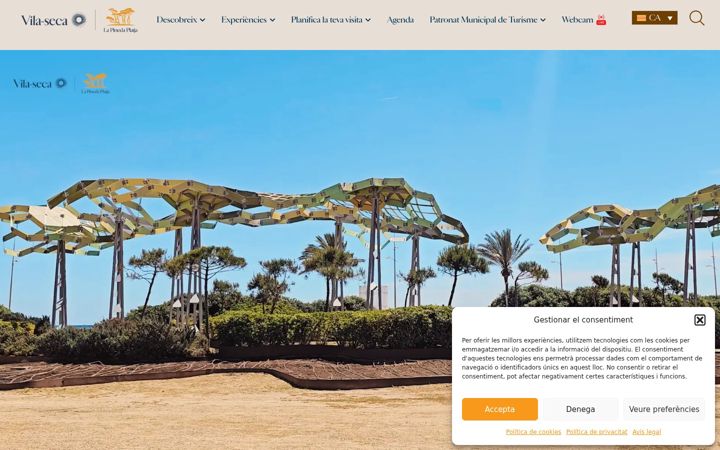 Screenshot of lapinedaplatja.info