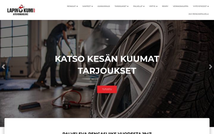 Ekrānuzņēmums no lapinkumi.fi
