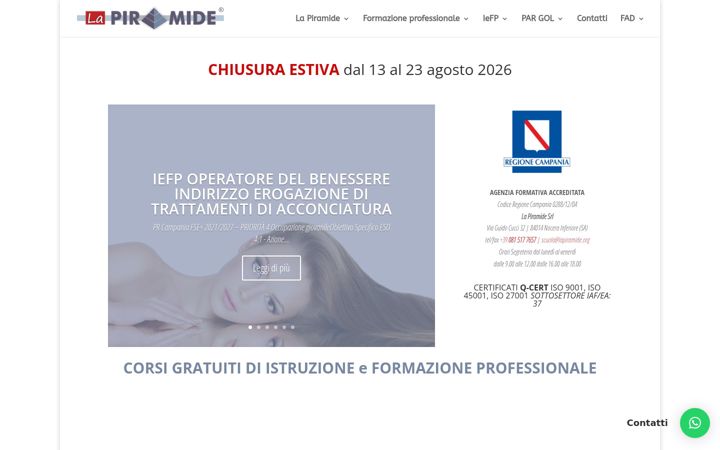Screenshot of lapiramide.org
