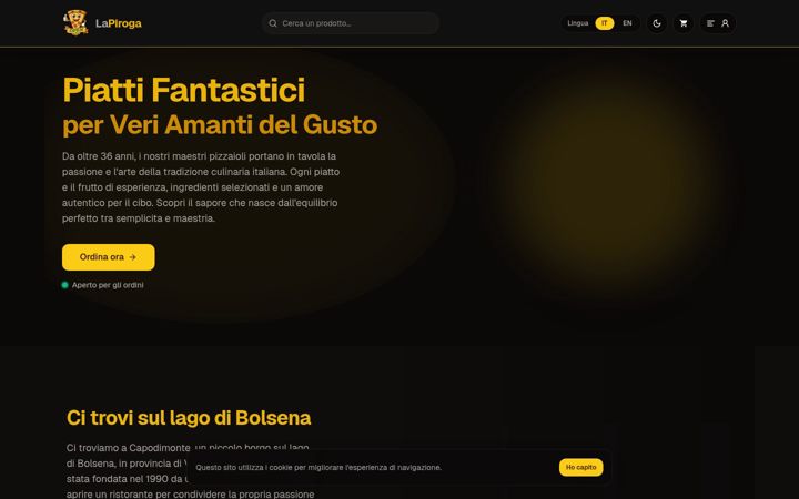 Screenshot of lapiroga.it