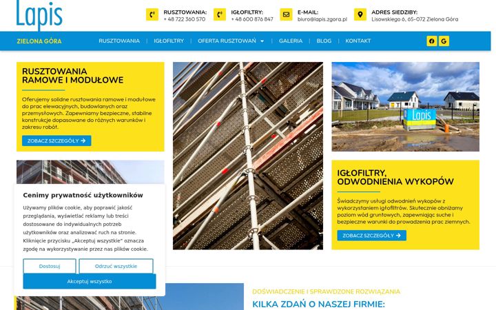 Screenshot of lapis.zgora.pl