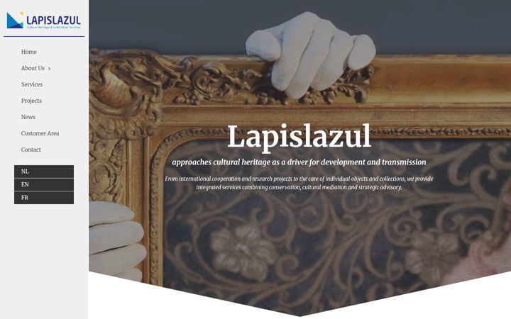 Screenshot of lapislazul.com
