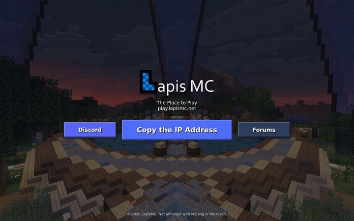 Screenshot of lapismc.net